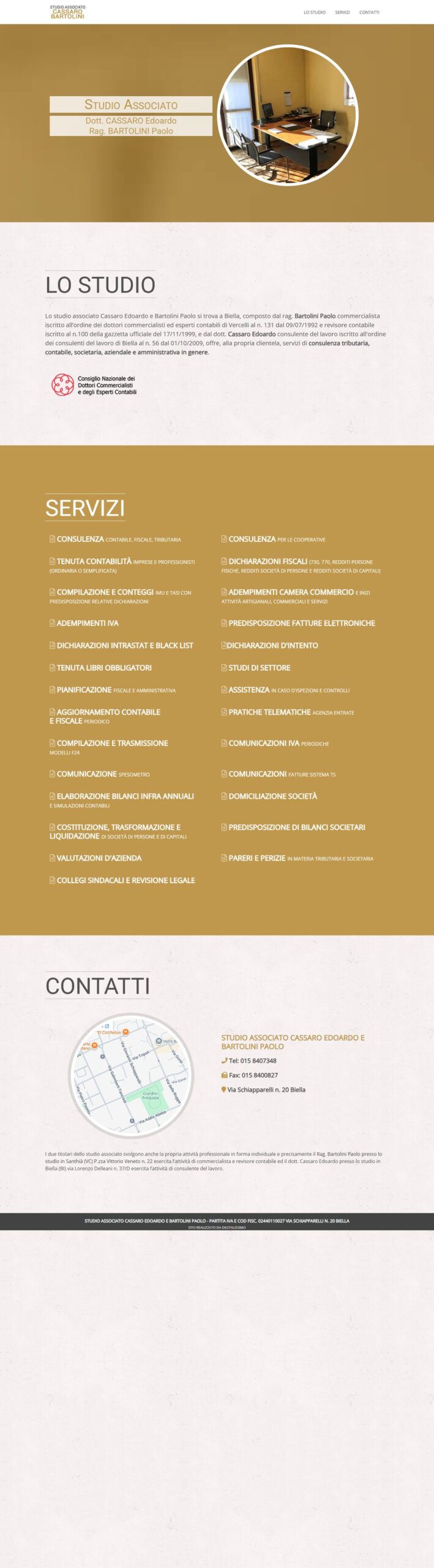 Studio Associato Cassaro e Bartolini · Biella