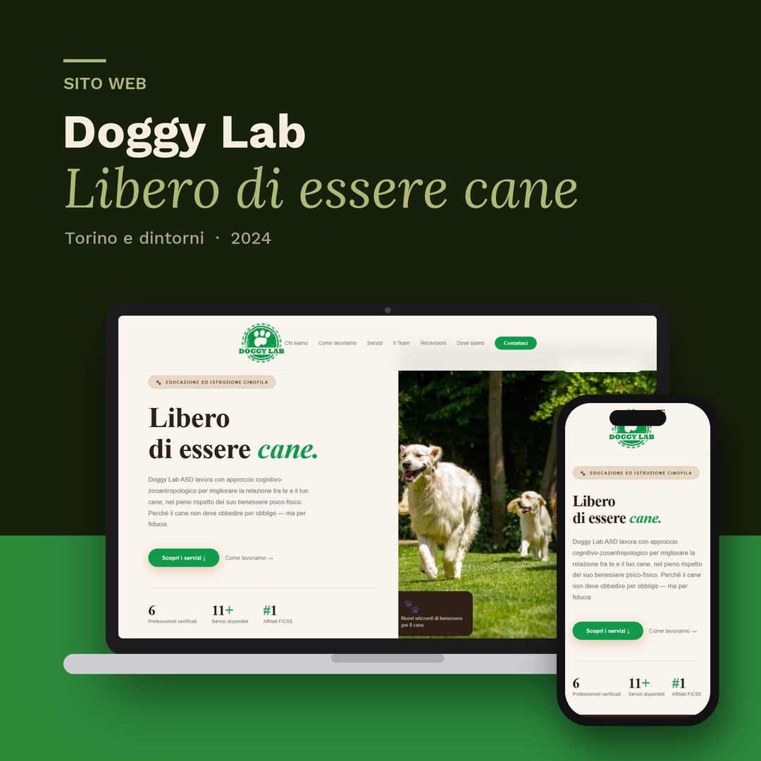 Doggy Lab: progetto realizzato da Simona Guala