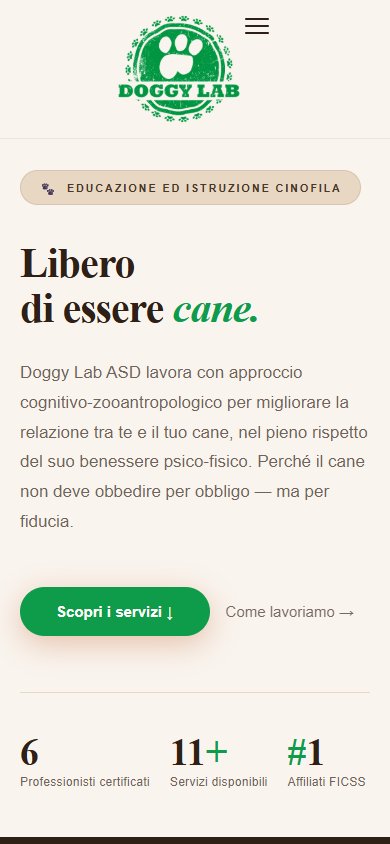 Il sito da smartphone